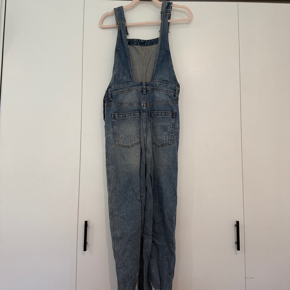 We The Free Blue Denim Overalls - Picture 4 of 5